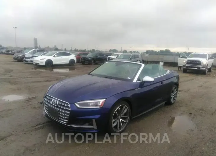 AUDI S5 CABRIOLET TECHNIK 2018 vin WAU24GF55JN001574 from auto auction Caiaai