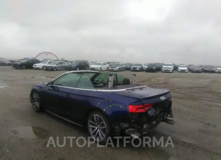 AUDI S5 CABRIOLET TECHNIK 2018 vin WAU24GF55JN001574 from auto auction Caiaai