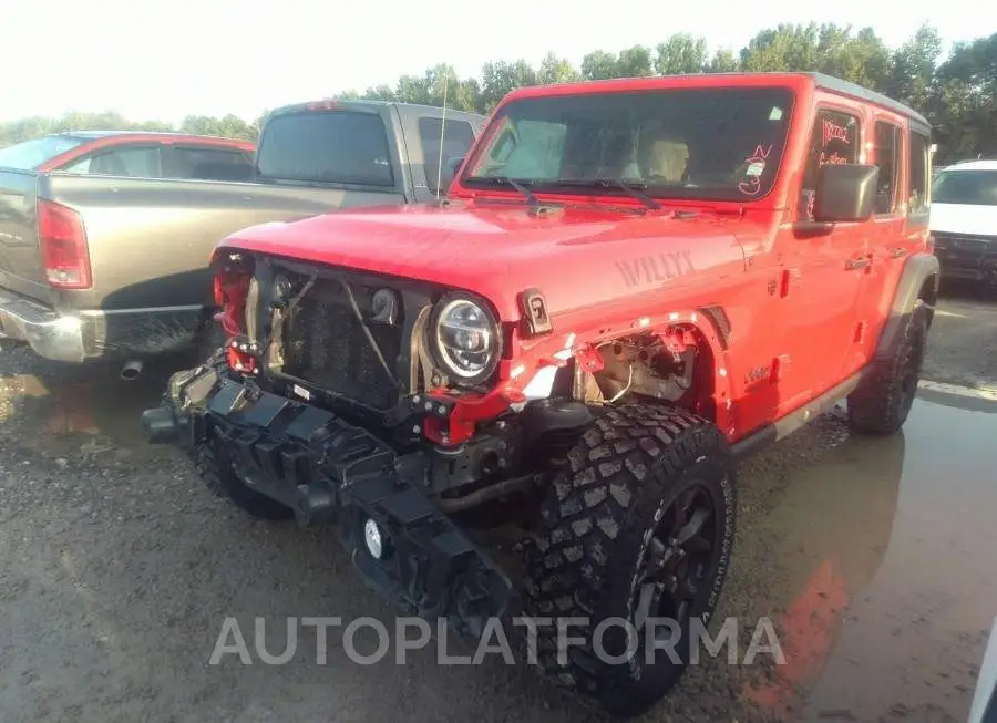 JEEP TJ 2021 vin 1C4HJXDG1MW807422 from auto auction Caiaai