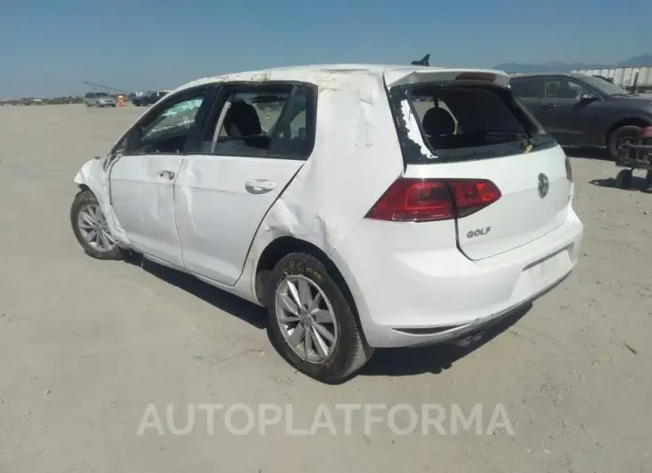 VOLKSWAGEN GOLF TDI 2015 vin 3VW2A7AU4FM046658 from auto auction Caiaai