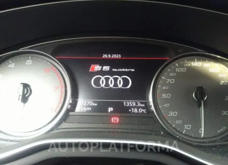 AUDI S5 COUPE PROGRESSIV 2018 vin WAUP4AF52JA100430 from auto auction Caiaai