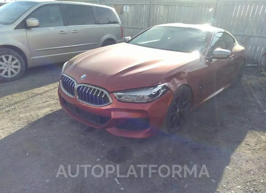 BMW 8 SERIES M850I XDRIVE 2019 vin WBABC4C54KBJ35601 from auto auction Caiaai