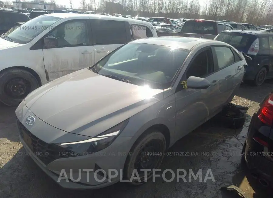 HYUNDAI ELANTRA SEL 2022 vin KMHLM4AG8NU258203 from auto auction Caiaai