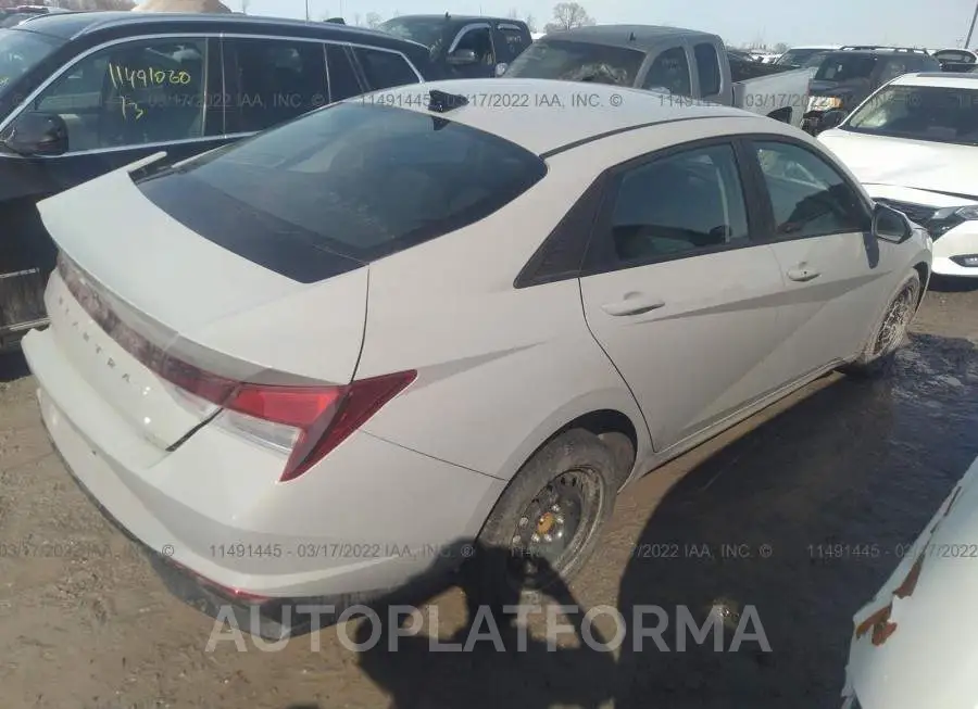 HYUNDAI ELANTRA SEL 2022 vin KMHLM4AG8NU258203 from auto auction Caiaai