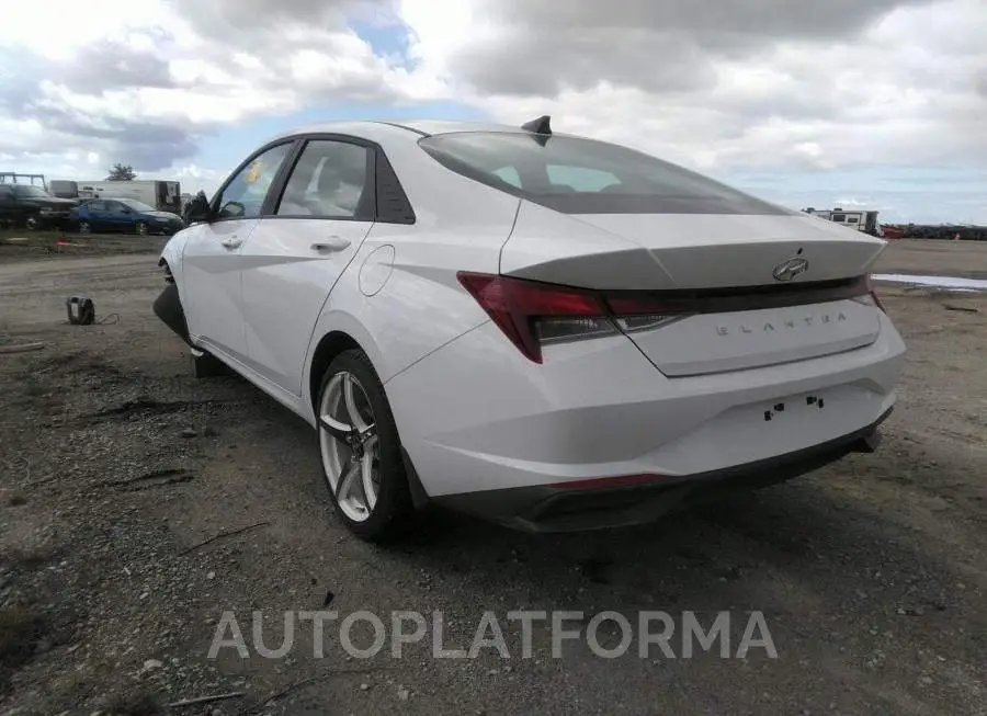 HYUNDAI ELANTRA SEL 2022 vin KMHLM4AG0NU335632 from auto auction Caiaai