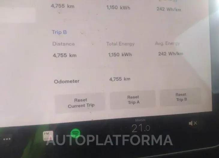 TESLA MODEL Y 2022 vin 7SAYGDEE8NF327316 from auto auction Caiaai