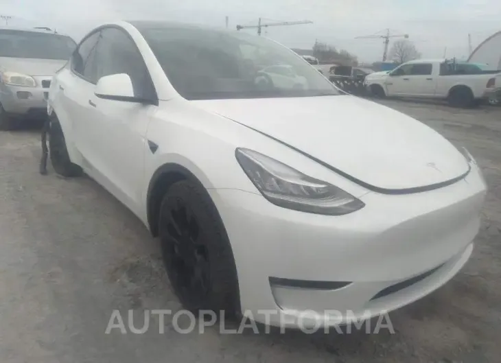 TESLA MODEL Y 2022 vin 7SAYGDEE8NF327316 from auto auction Caiaai