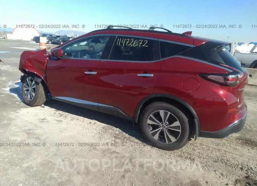 NISSAN MURANO SV 2021 vin 5N1AZ2BS5MC130683 from auto auction Caiaai