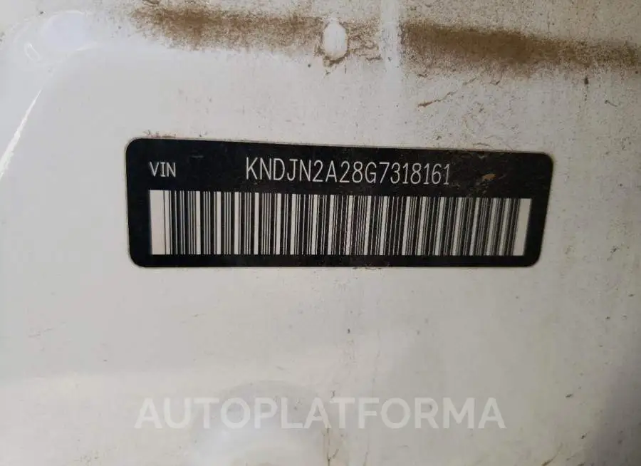 KIA SOUL 2016 vin KNDJN2A28G7318161 from auto auction Copart