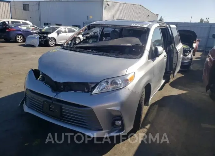 TOYOTA SIENNA XLE 2020 vin 5TDYZ3DC6LS041779 from auto auction Copart