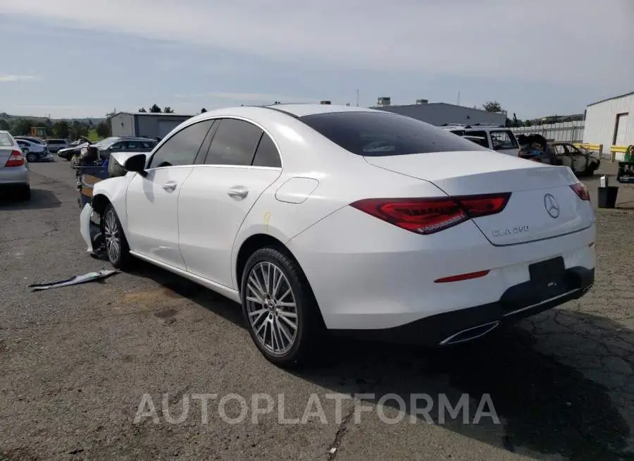 MERCEDES-BENZ CLA 250 2020 vin W1K5J4GB0LN087705 from auto auction Copart