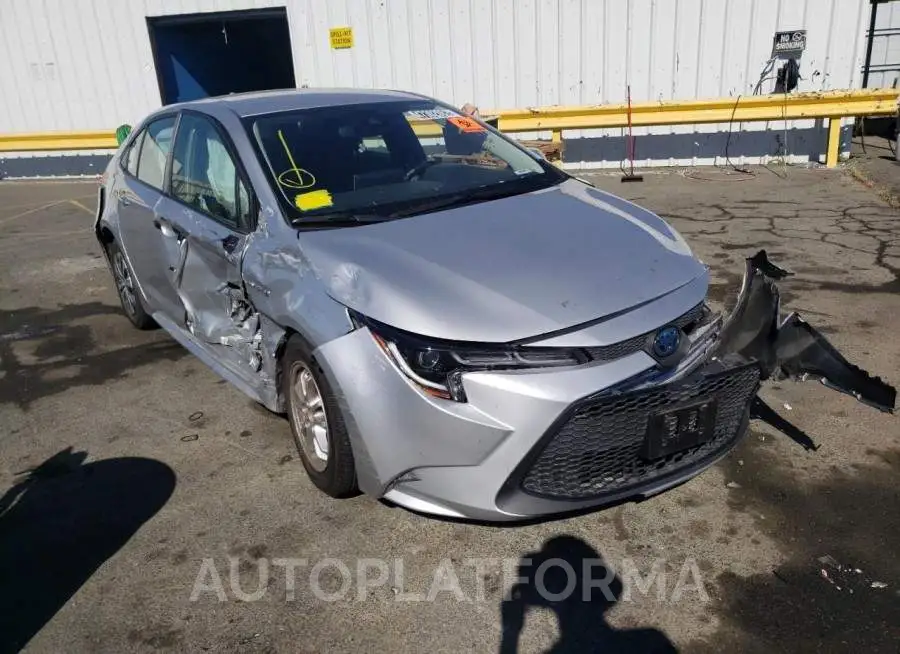 TOYOTA COROLLA LE 2020 vin JTDEBRBE4LJ020621 from auto auction Copart