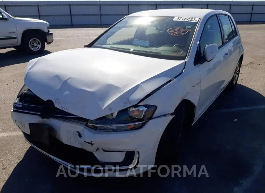 VOLKSWAGEN E-GOLF SE 2018 vin WVWKR7AU7JW906945 from auto auction Copart