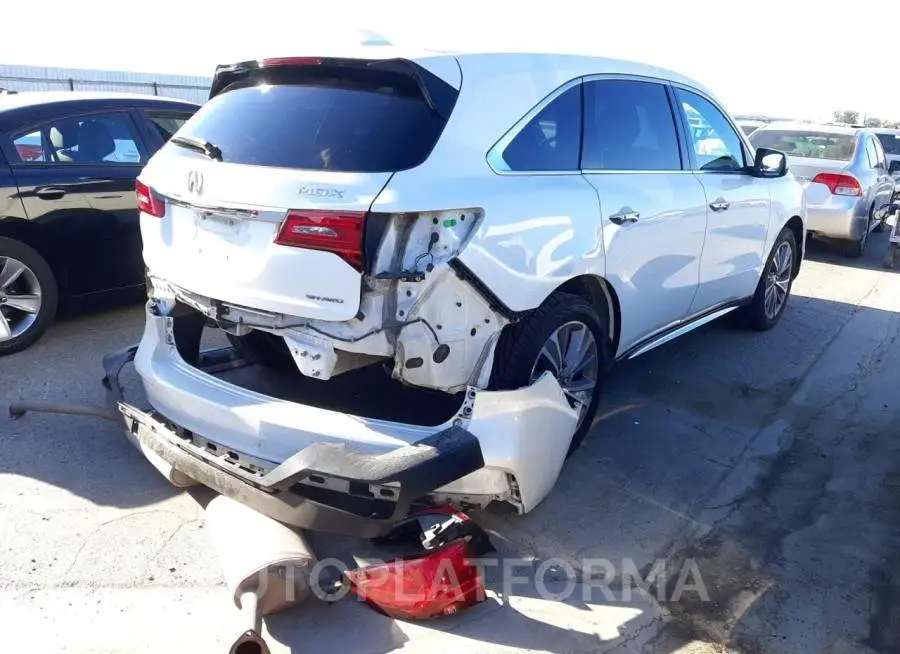 ACURA MDX TECHNO 2017 vin 5FRYD4H53HB041104 from auto auction Copart