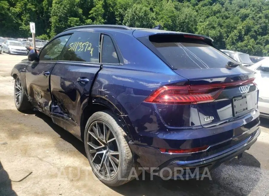 AUDI Q8 PREMIUM 2020 vin WA1EVAF19LD004746 from auto auction Copart