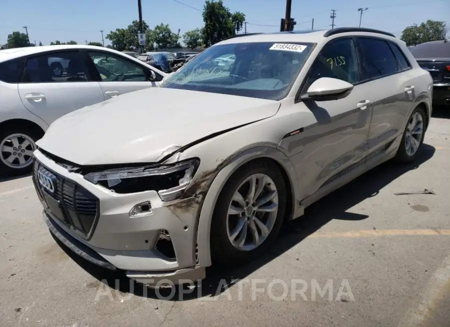 AUDI E-TRON PRE 2021 vin WA1LAAGE0MB020979 from auto auction Copart