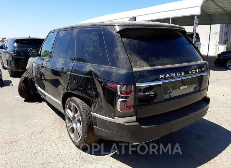 LAND ROVER RANGE ROVE 2022 vin SALGS2RU9NA464957 from auto auction Copart