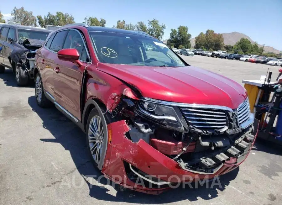 LINCOLN MKX RESERV 2016 vin 2LMPJ6LR1GBL84436 from auto auction Copart