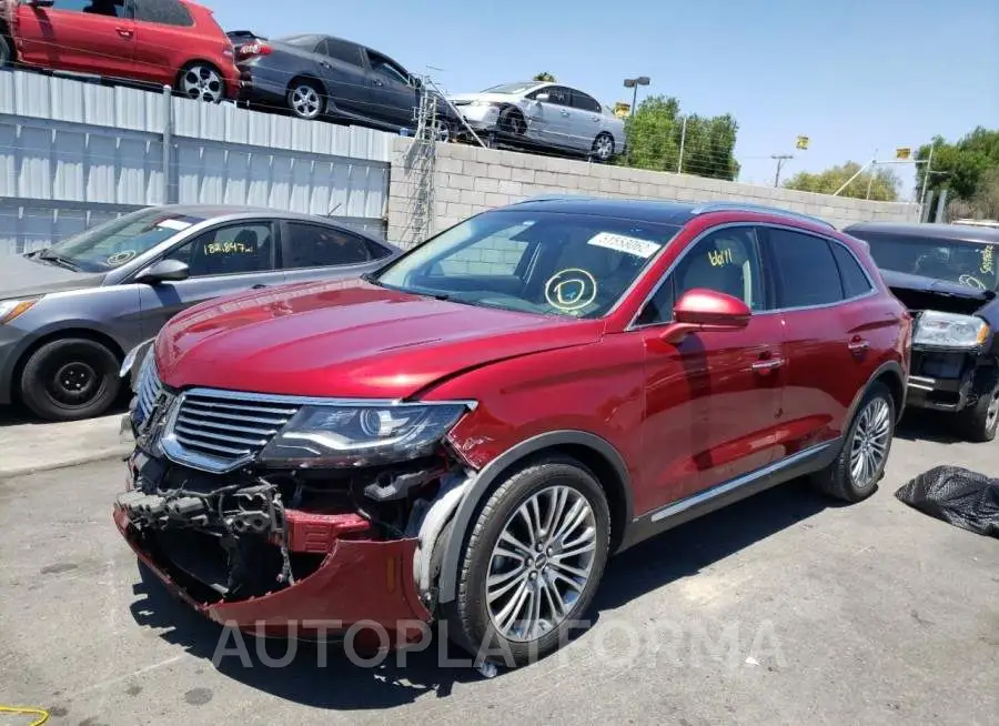 LINCOLN MKX RESERV 2016 vin 2LMPJ6LR1GBL84436 from auto auction Copart