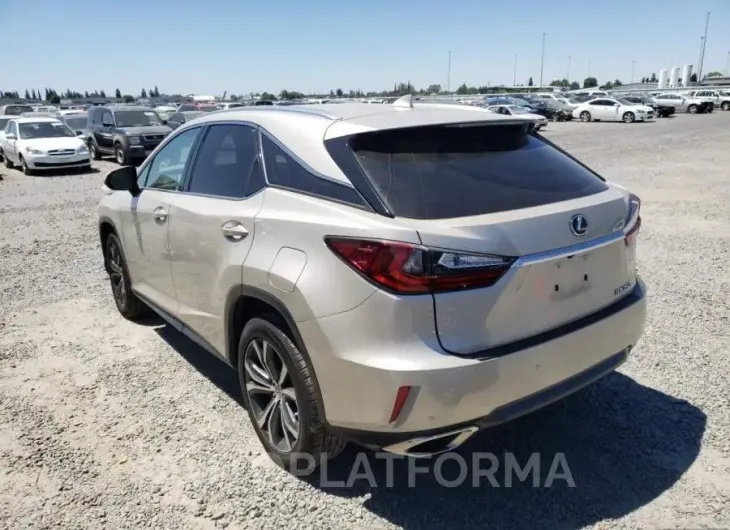 LEXUS RX 350 BAS 2017 vin 2T2ZZMCA3HC059923 from auto auction Copart