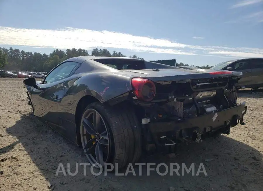 FERRARI 488 SPIDER 2017 vin ZFF80AMA4H0223294 from auto auction Copart