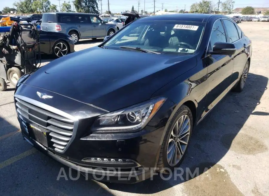 GENESIS G80 BASE 2017 vin KMHGN4JE3HU171536 from auto auction Copart