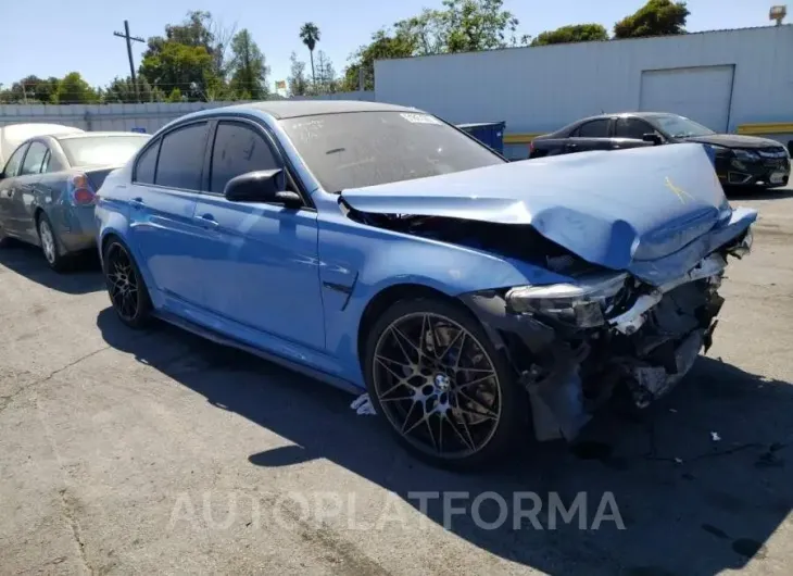 BMW M3 2018 vin WBS8M9C57J5J79265 from auto auction Copart