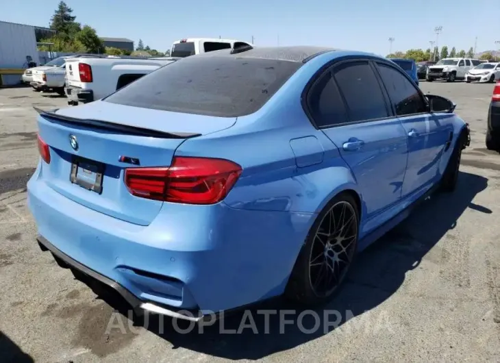 BMW M3 2018 vin WBS8M9C57J5J79265 from auto auction Copart