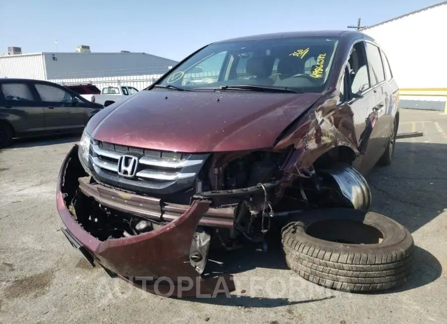 HONDA ODYSSEY EX 2016 vin 5FNRL5H68GB070765 from auto auction Copart