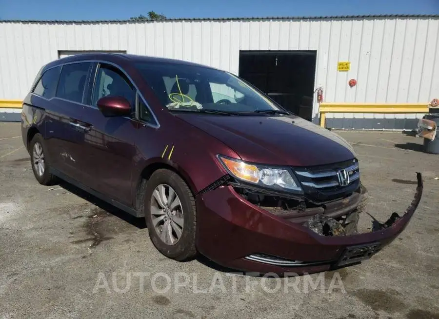 HONDA ODYSSEY EX 2016 vin 5FNRL5H68GB070765 from auto auction Copart