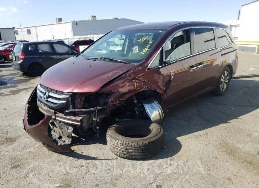 HONDA ODYSSEY EX 2016 vin 5FNRL5H68GB070765 from auto auction Copart