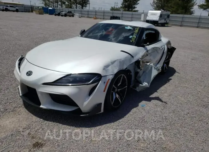 TOYOTA SUPRA BASE 2022 vin WZ1DB0C01NW047583 from auto auction Copart