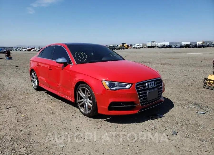 AUDI S3 PREMIUM 2016 vin WAUB1GFF1G1034735 from auto auction Copart