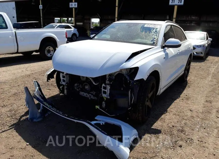 AUDI Q8 PREMIUM 2021 vin WA1EVAF13MD001665 from auto auction Copart