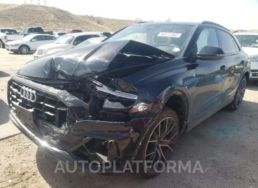 AUDI Q8 PREMIUM 2020 vin WA1EVAF16LD014568 from auto auction Copart