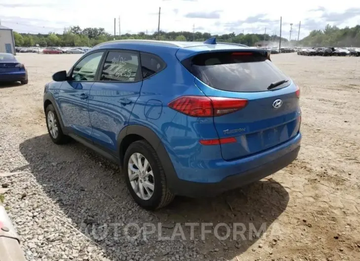 HYUNDAI TUCSON LIM 2019 vin KM8J3CA46KU848373 from auto auction Copart