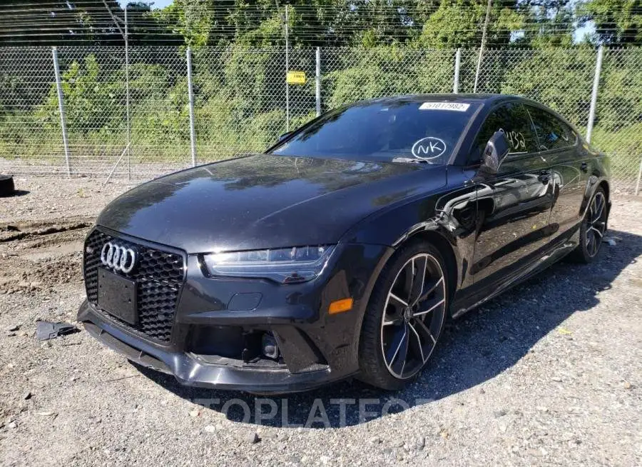 AUDI RS7 PERFOR 2018 vin WUAWRBFC8JN901721 from auto auction Copart