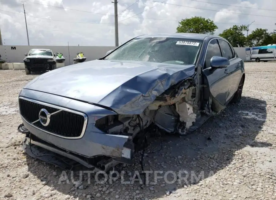 VOLVO S90 T5 MOM 2018 vin LVY102MK9JP047928 from auto auction Copart