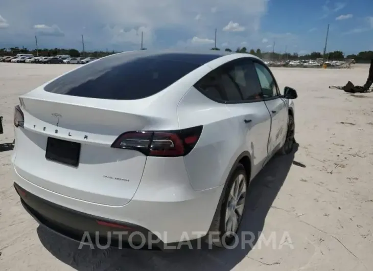 TESLA MODEL Y 2022 vin 7SAYGAEE5NF364824 from auto auction Copart