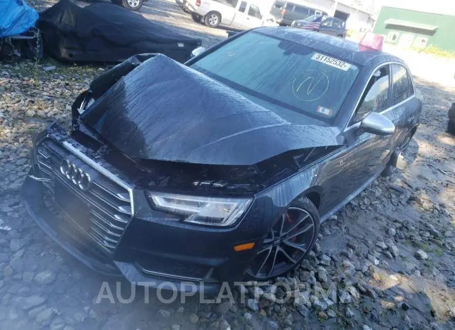 AUDI S4 PRESTIG 2018 vin WAUC4AF47JA033071 from auto auction Copart