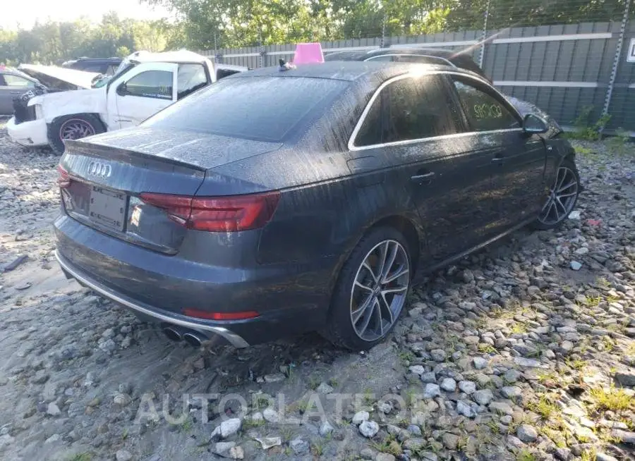 AUDI S4 PRESTIG 2018 vin WAUC4AF47JA033071 from auto auction Copart