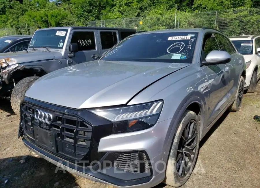 AUDI Q8 PREMIUM 2019 vin WA1EVAF14KD013739 from auto auction Copart