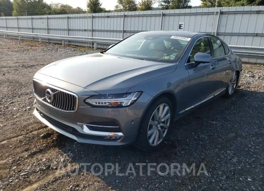 VOLVO S90 T6 INS 2017 vin YV1A22MLXH1007830 from auto auction Copart