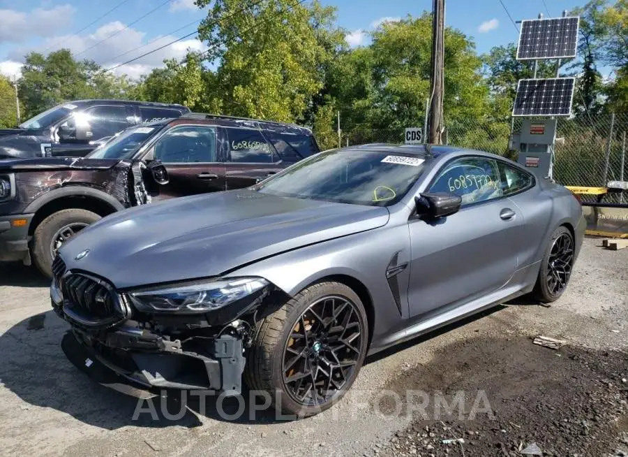 BMW M8 2022 vin WBSAE0C05NCJ08095 from auto auction Copart