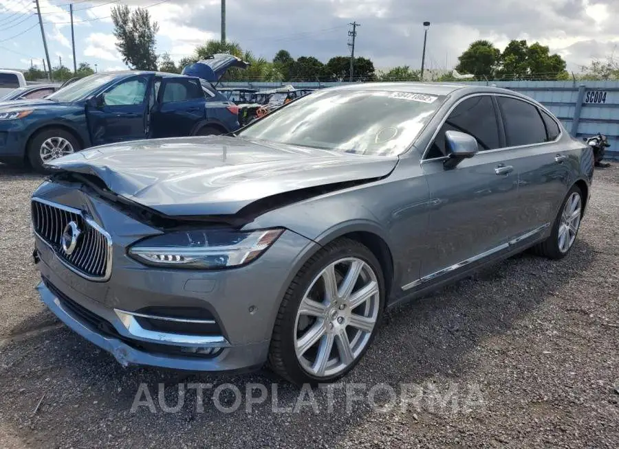 VOLVO S90 T6 INS 2018 vin LVY992ML7JP015528 from auto auction Copart