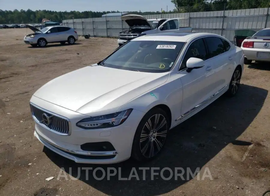 VOLVO S90 T6 INS 2021 vin LVYA22ML5MP197767 from auto auction Copart