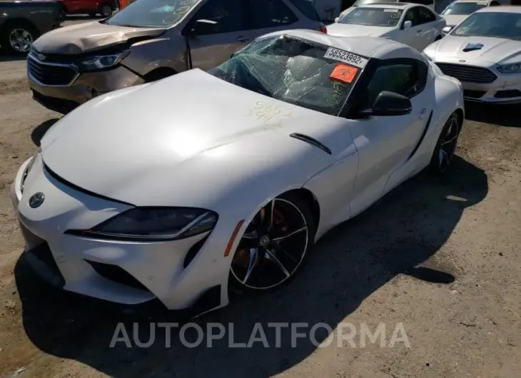 TOYOTA SUPRA BASE 2021 vin WZ1DB0C0XMW043532 from auto auction Copart