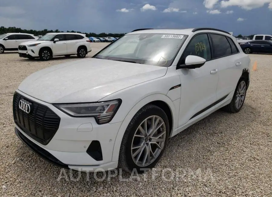 AUDI E-TRON PRE 2021 vin WA1VAAGE4MB019584 from auto auction Copart