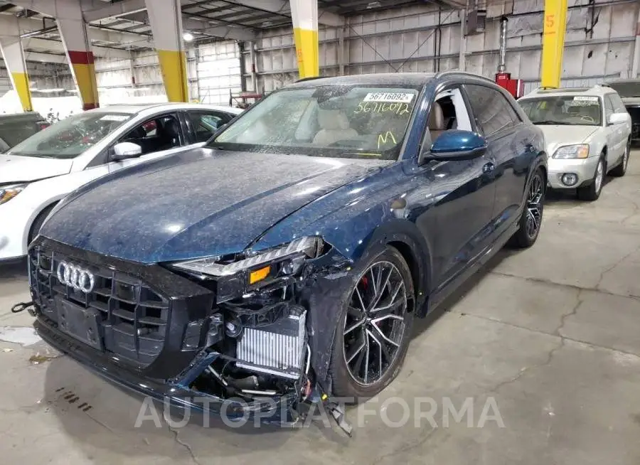 AUDI Q8 PRESTIG 2021 vin WA1FVAF18MD043737 from auto auction Copart