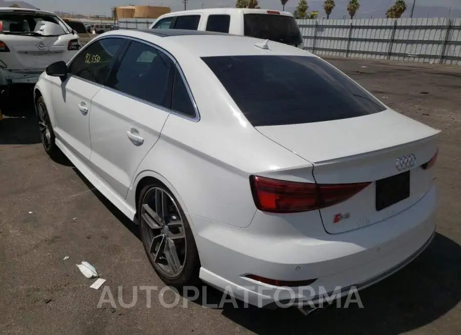 AUDI S3 PREMIUM 2017 vin WAUB1GFF1H1017094 from auto auction Copart